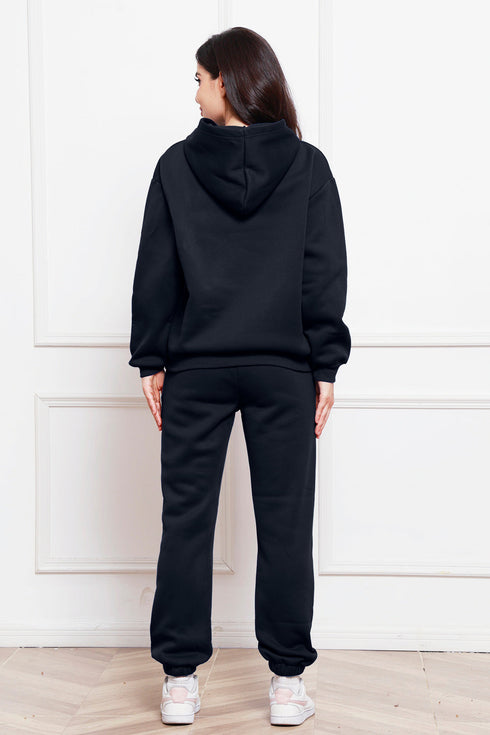 'Sarah' Long Sleeve Hoodie and Pants Set - Celes Fashion